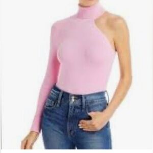 Bardot Pink Off-Shoulder Sweater